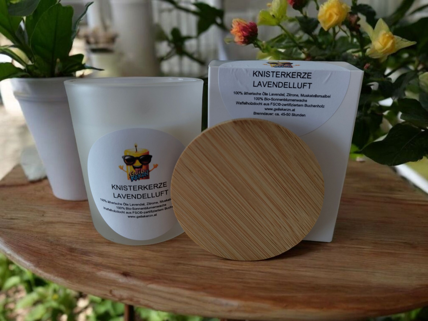 Knisterkerze Lavendelluft