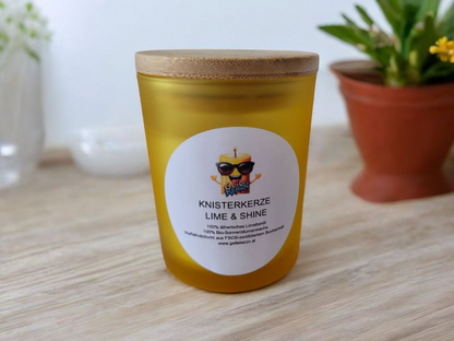 Knisterkerze Lime & Shine