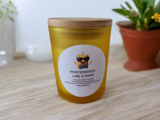 Knisterkerze Lime & Shine